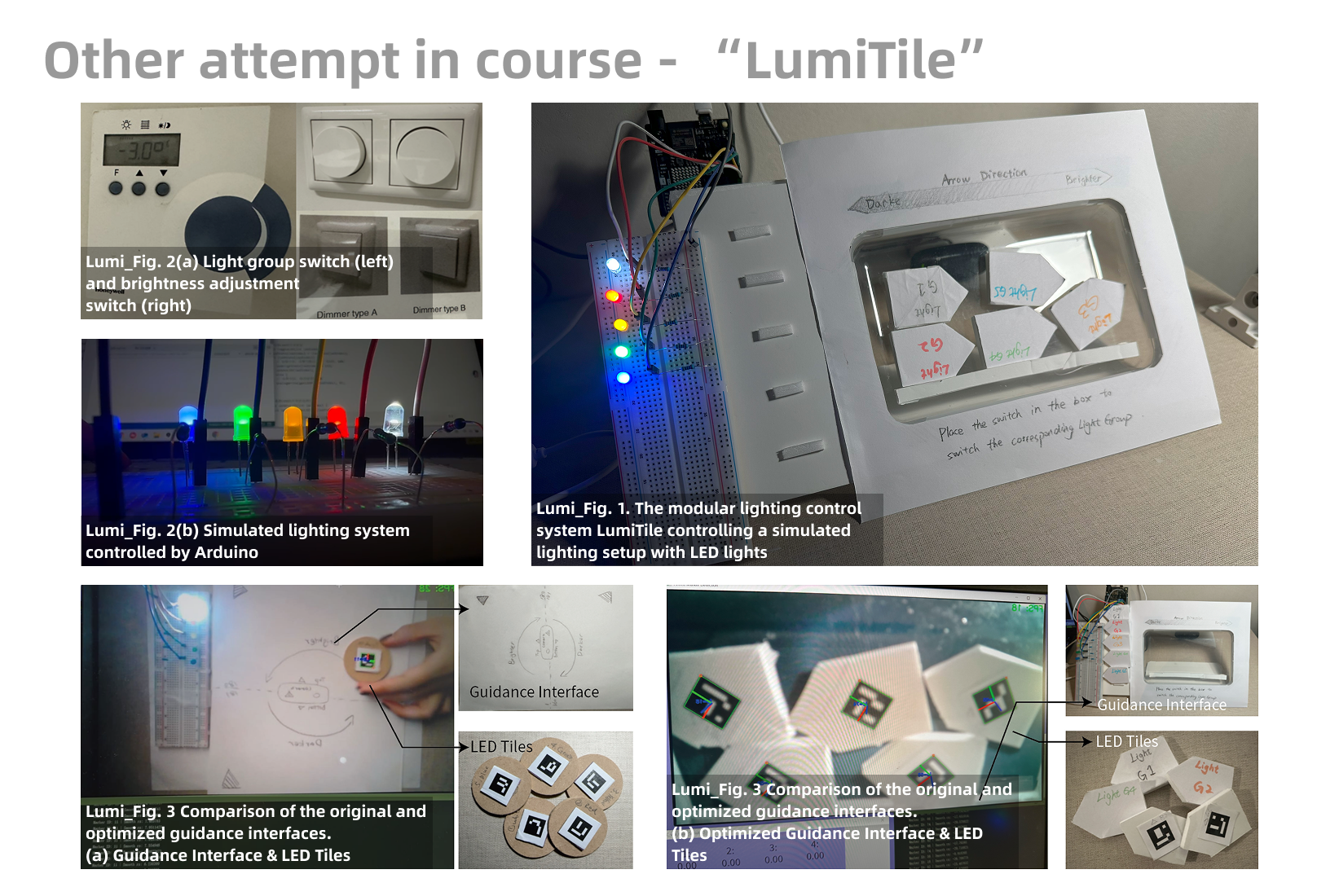 Other attempt in course - "LumiTile"