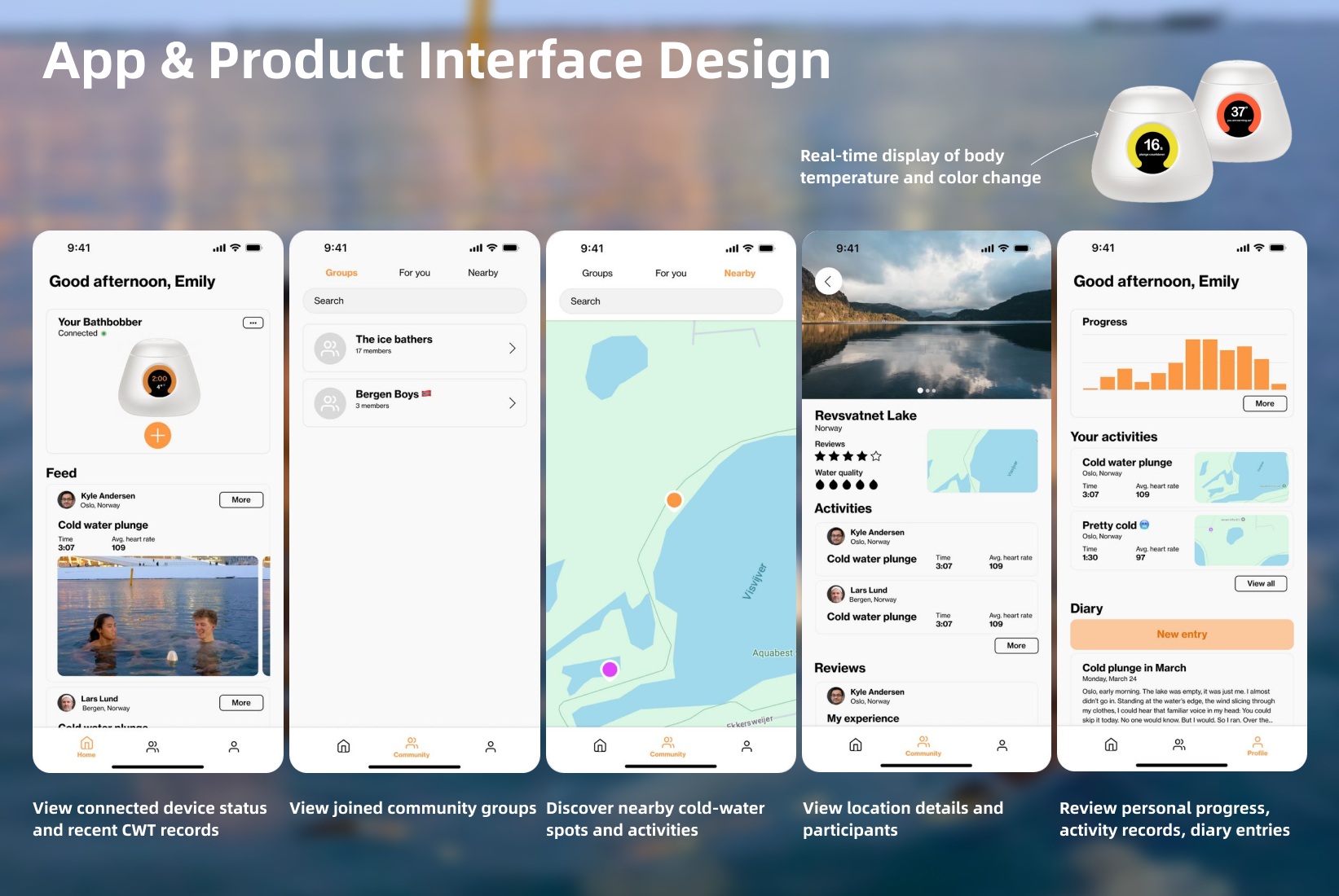 App & Product Interface Design